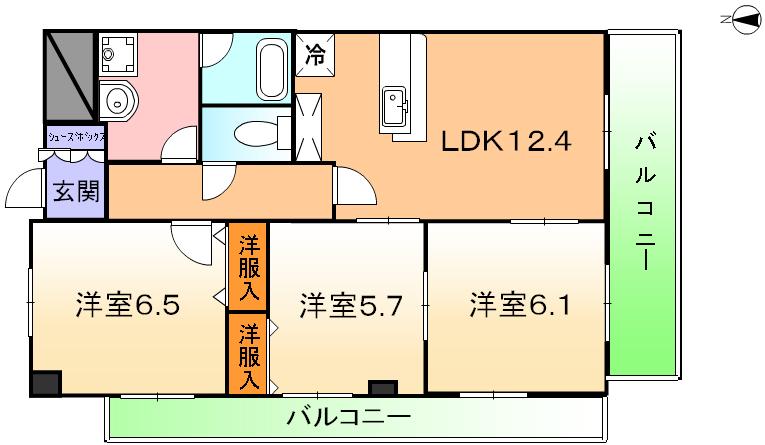 間取図（Aタイプ）